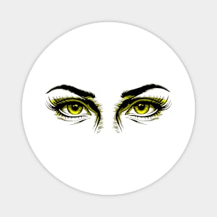 yellow eyes Magnet